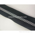 Waterproof black nickel teeth resin zipper plastic zip wholesale
